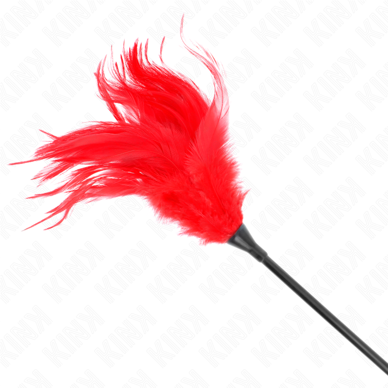Kink Impact & Touch Kink - Multiple Red Tickle Feathers 45 Cm