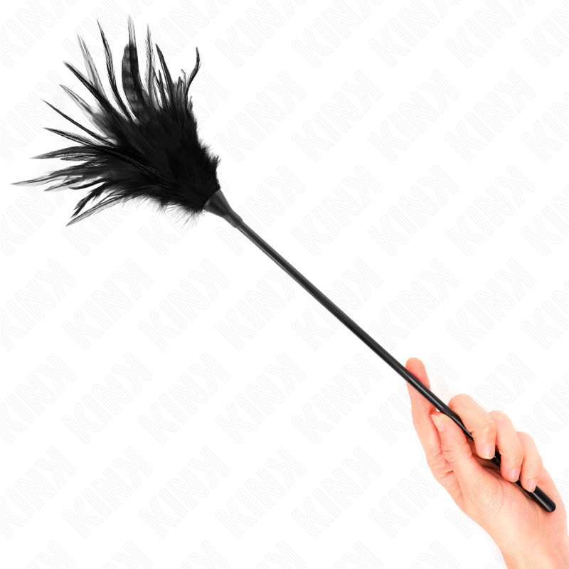 Kink Impact & Touch Kink - Multiple Black Tickle Feathers 45 Cm