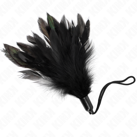 Kink Impact & Touch Kink - Tickle Feathers With Rope Handle Plastic Base 15 Cm