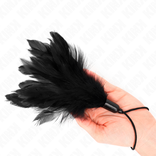 Kink Impact & Touch Kink - Tickle Feathers With Rope Handle Plastic Base 15 Cm