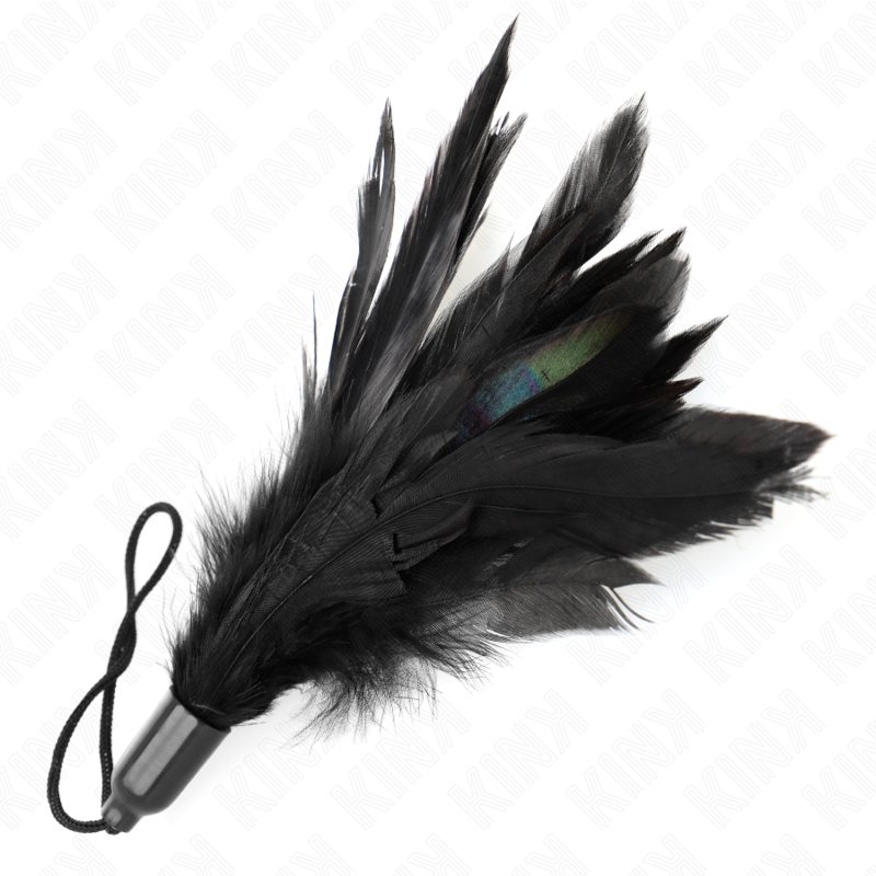 Kink Impact & Touch Kink - Tickle Feathers With Rope Handle Plastic Base 15 Cm