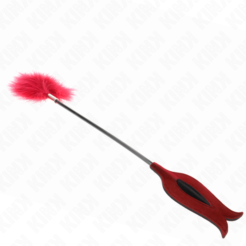 Kink Impact & Touch Kink - Tickle Feathers With Rose-Shaped Paddle 8 Cm