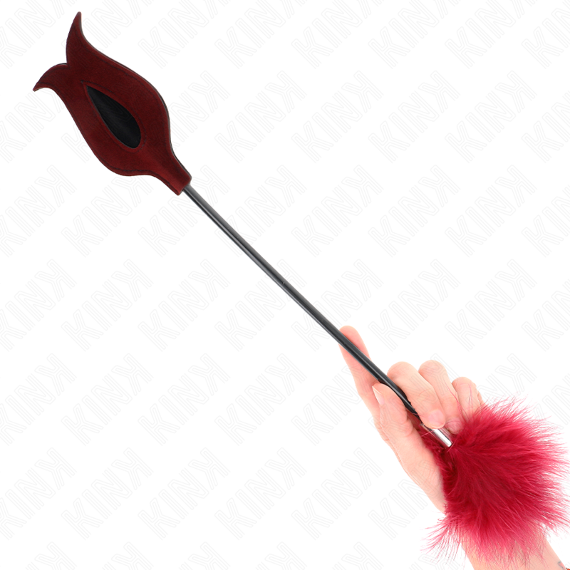 Kink Impact & Touch Kink - Tickle Feathers With Rose-Shaped Paddle 8 Cm