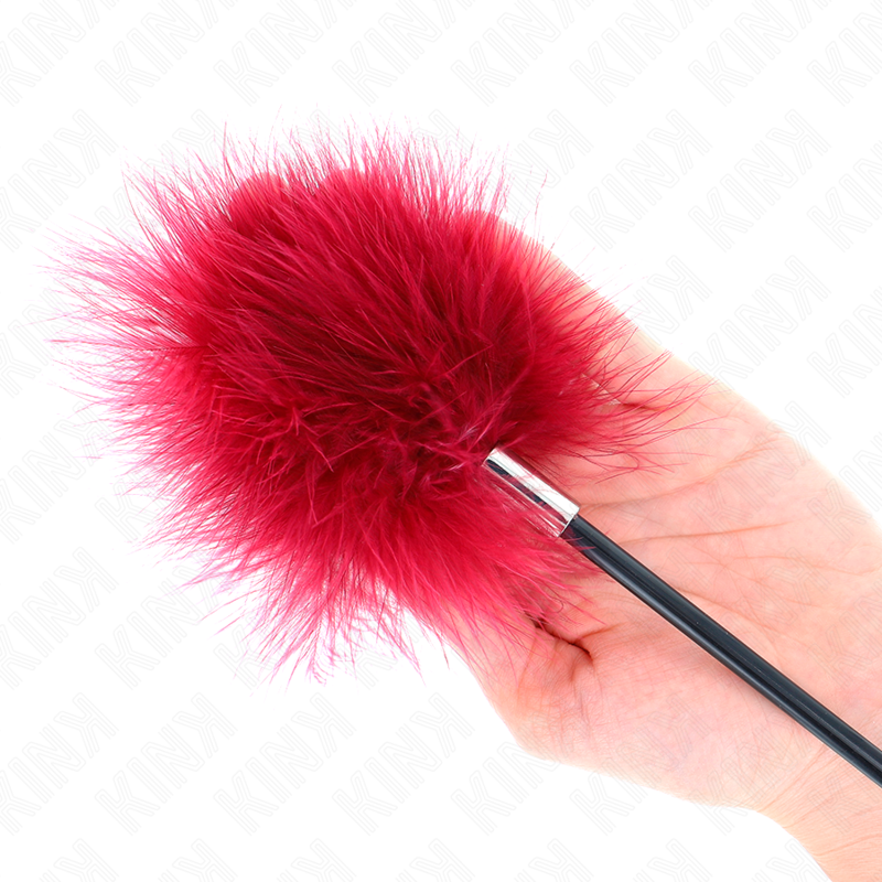 Kink Impact & Touch Kink - Tickle Feathers With Rose-Shaped Paddle 8 Cm