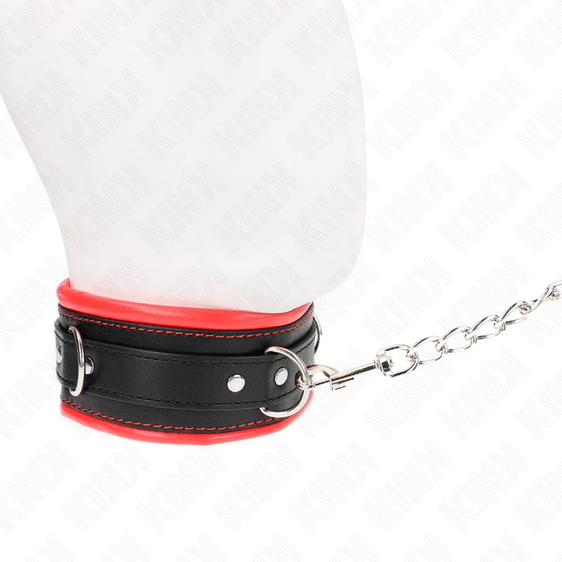 Kink Collar & Gag Kink - Heavy Necklace With Belt 65 Cm Model 3 Adjustable 36.5-50 Cm