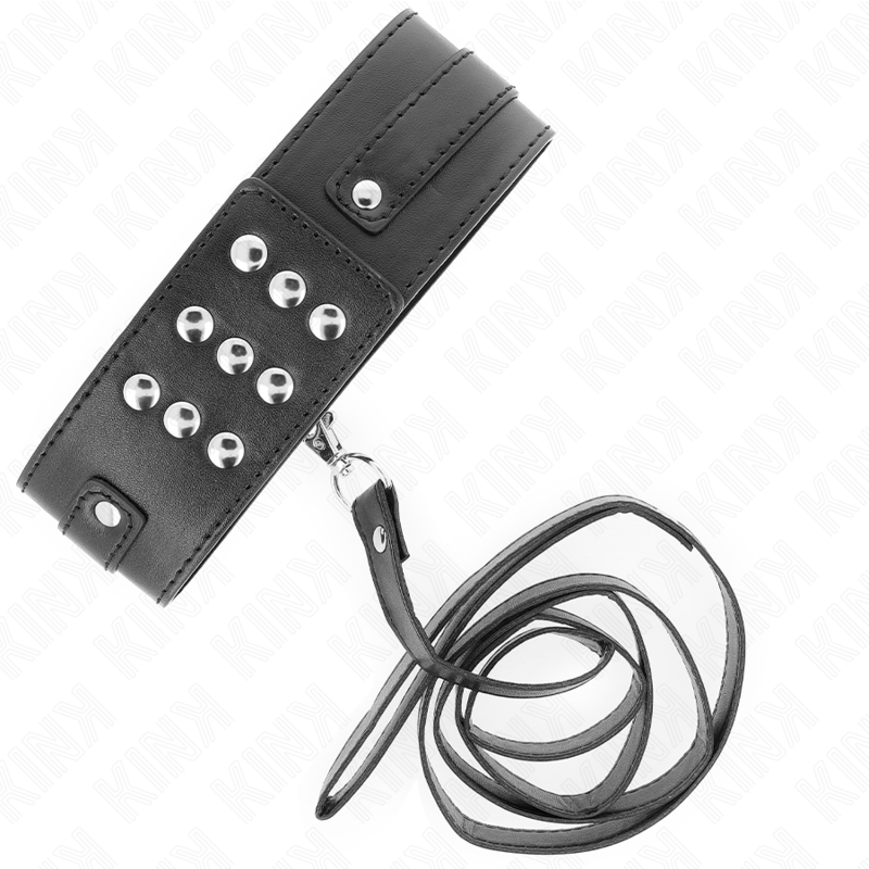 Kink Collar & Gag Kink - Necklace With Belt 116 Cm Model 1 Adjustable 36-43 Cm X 5 Cm
