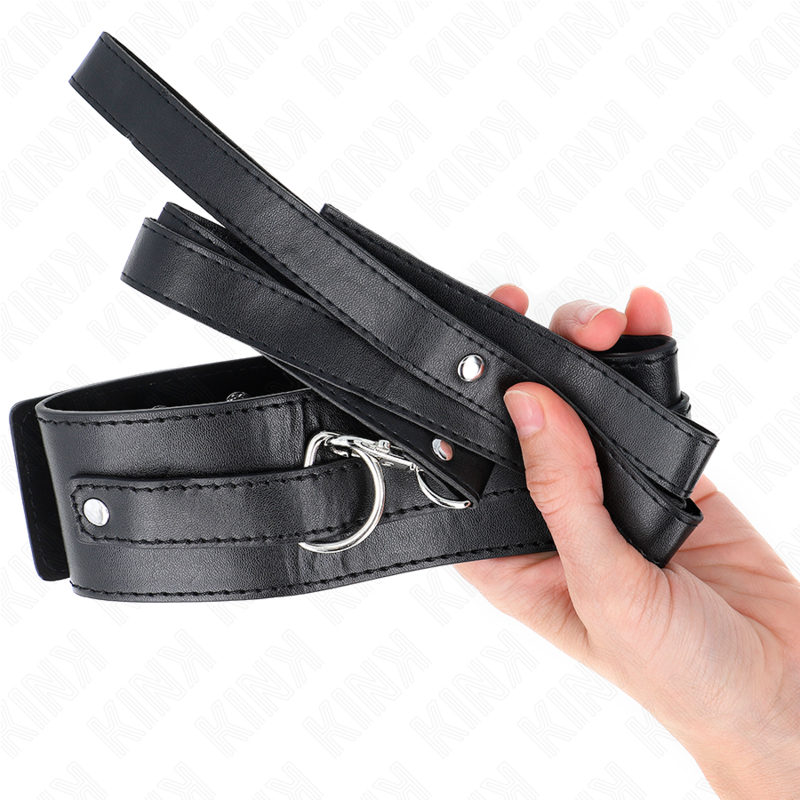 Kink Collar & Gag Kink - Necklace With Belt 116 Cm Model 1 Adjustable 36-43 Cm X 5 Cm