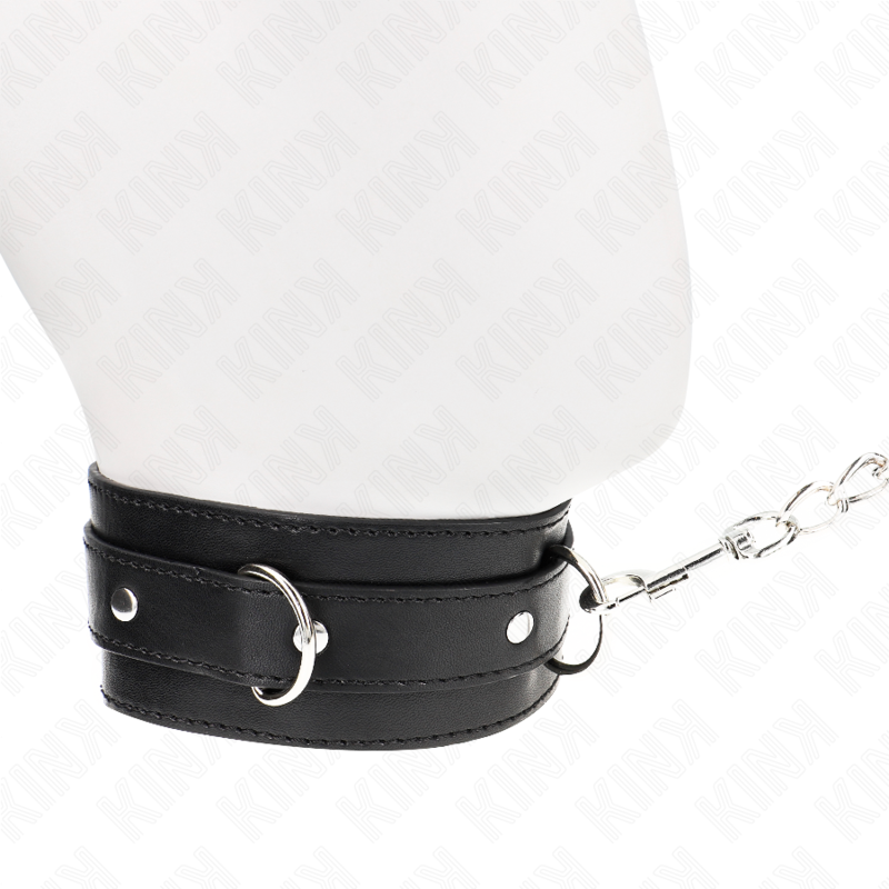 Kink Collar & Gag Kink - Collar With Belt 65 Cm With Strap Black 54 X 4.5 Cm
