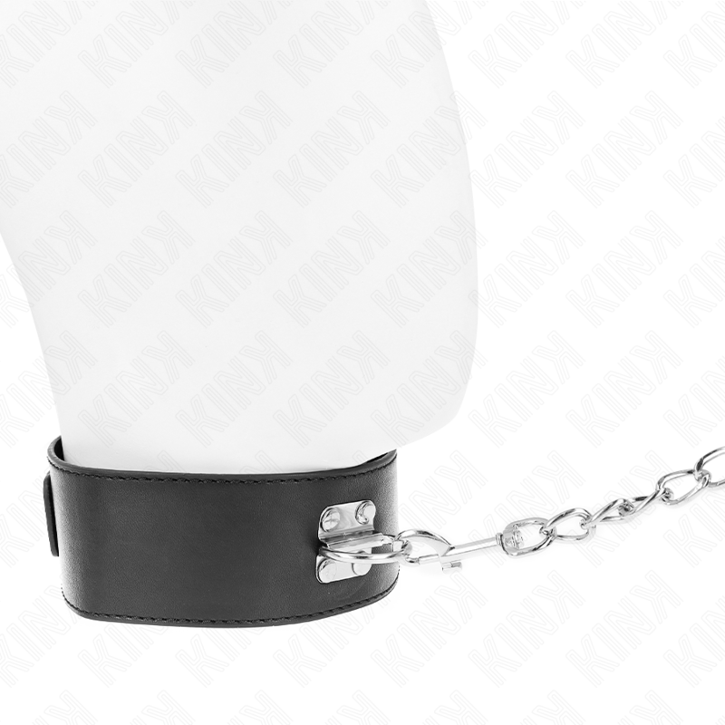 Kink Collar & Gag Kink - Basic Model Collar With Leash 65 Cm Model 0