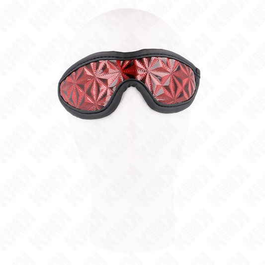 Kink Masked Allure Kink - Red Diamond Pattern Headband 20.5 X 6 Cm