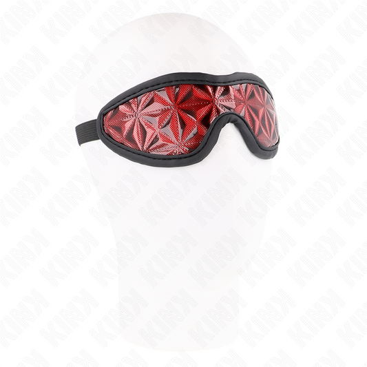 Kink Masked Allure Kink - Red Diamond Pattern Headband 20.5 X 6 Cm