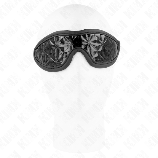 Kink Masked Allure Kink - Black Diamond Pattern Headband 20.5 X 6 Cm