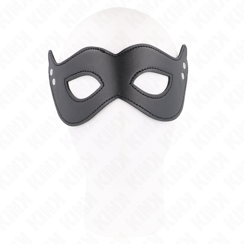 Kink Masked Allure Kink - Leatherette Mask With Rivets Model 1 26 X 8 Cm