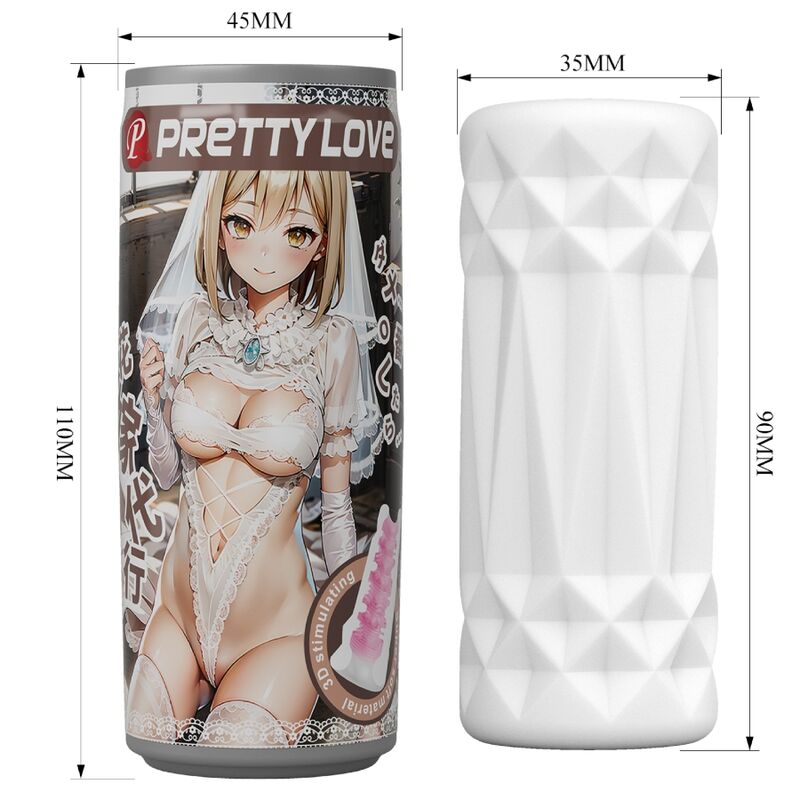 Pretty Love Flirtation Pretty Love - Male Masturbator Can Model 1