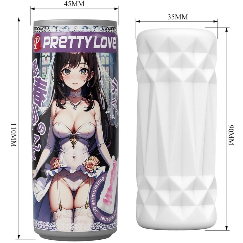 Pretty Love Flirtation Pretty Love - Male Masturbator Can Model 2
