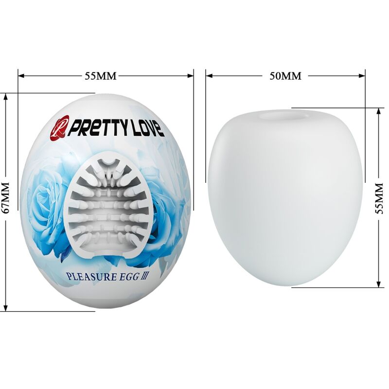 Pretty Love Flirtation Pretty Love - Male Masturbator Egg White