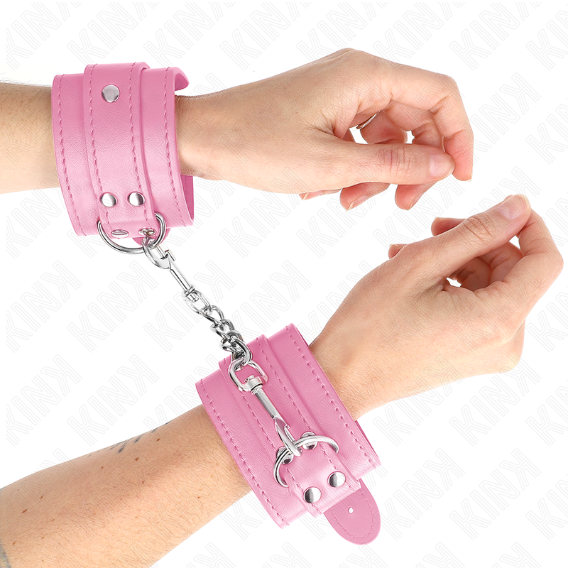 Kink Wrist Restraint Kink - Simple Wrist Restraints Pink Adjustable 20-23 Cm X 5.5 Cm