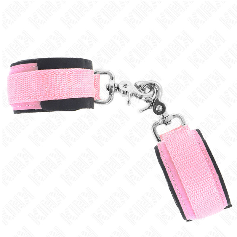 Kink Wrist Restraint Kink - Adjustable Neoprene Wrist Restraints Pink Adjustable 22-34 Cm