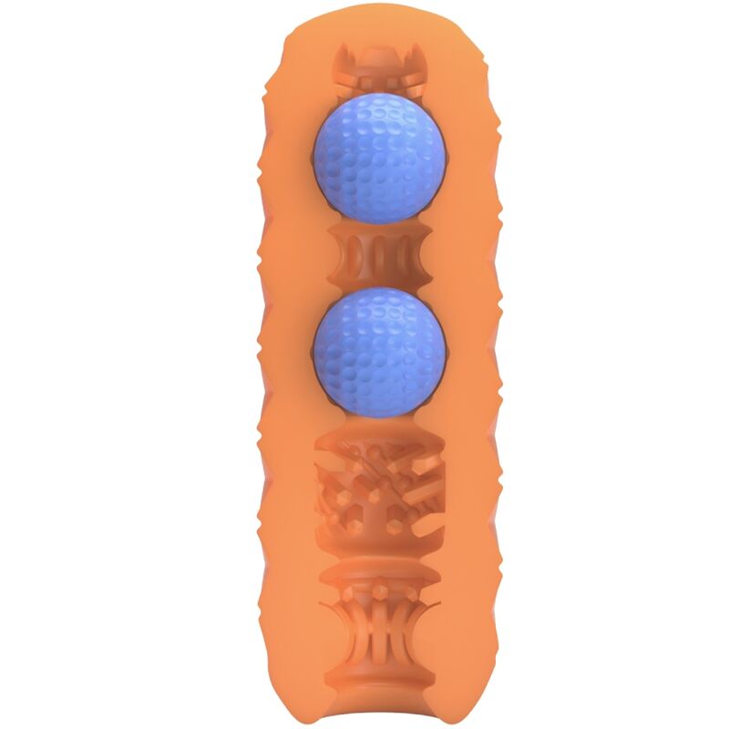 Pretty Love Flirtation Pretty Love - Twin Balls Male Masturbator Orange