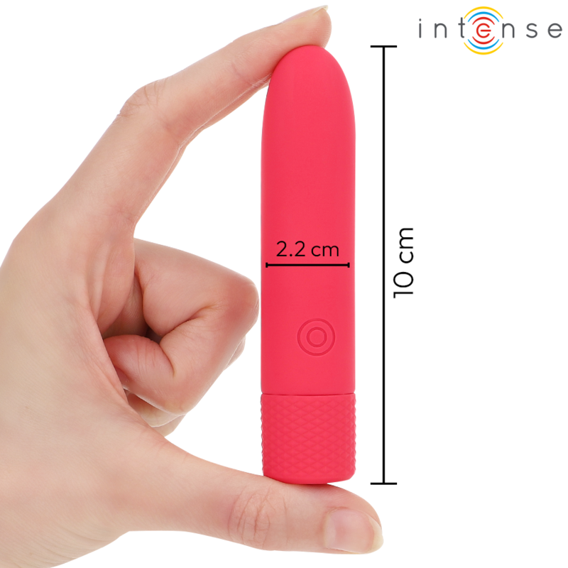 Intense Fun Intense - Symone Usb Rechargeable Vibrating Bullet 8 Vibrations Red 10 X 2.2 Cm
