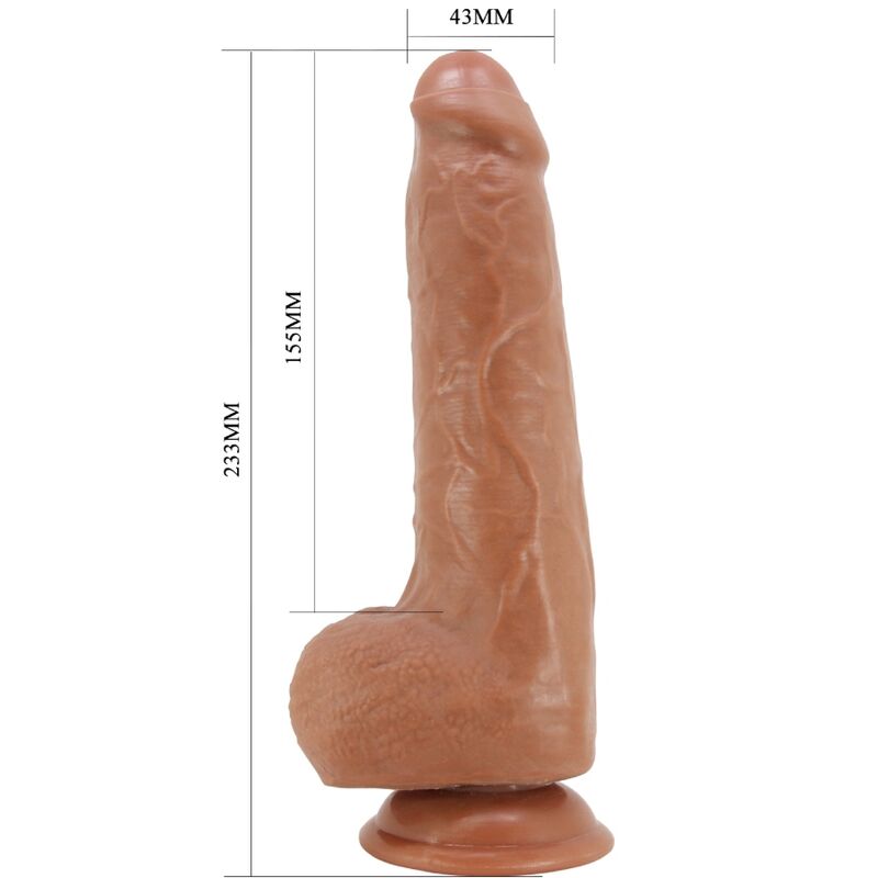 Pretty Love Draco Realistic Dildo 23 Cm Model 2 Flesh