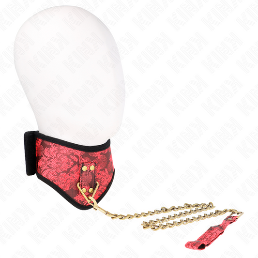 Kink Collar & Gag Kink - Scandal Model Necklace With Lace Strap 75 Cm 44 X 10 Cm