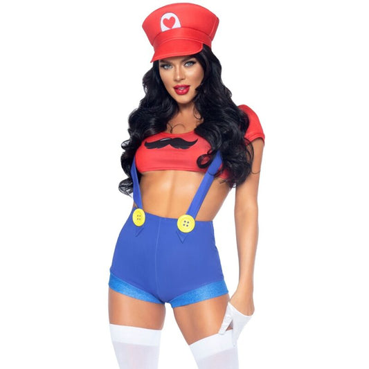 Leg Avenue Costumes Leg Avenue - Sexy Costume Mario Bros Red/Blue M