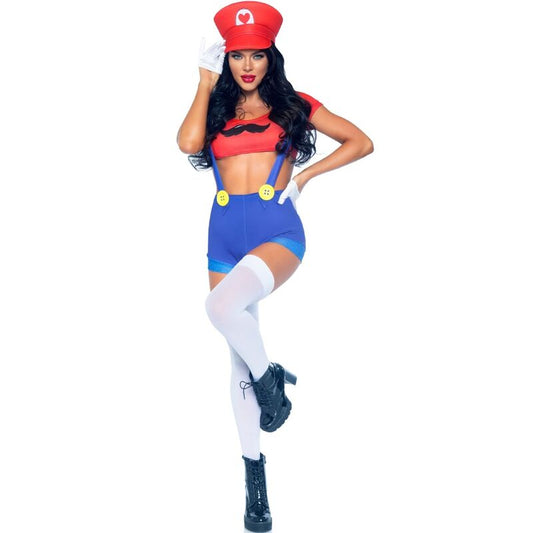 Leg Avenue Costumes Leg Avenue - Sexy Costume Mario Bros Red/Blue M