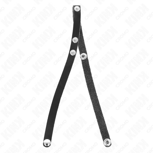Kink Ring Power Kink - Leather Penis Ring With Pressure Closure 39 X 1 Cm
