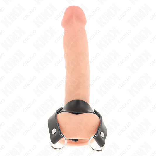 Kink Ring Power Kink - Penis Ring With "D" Shape Rings 18.5 X 3.3 Cm