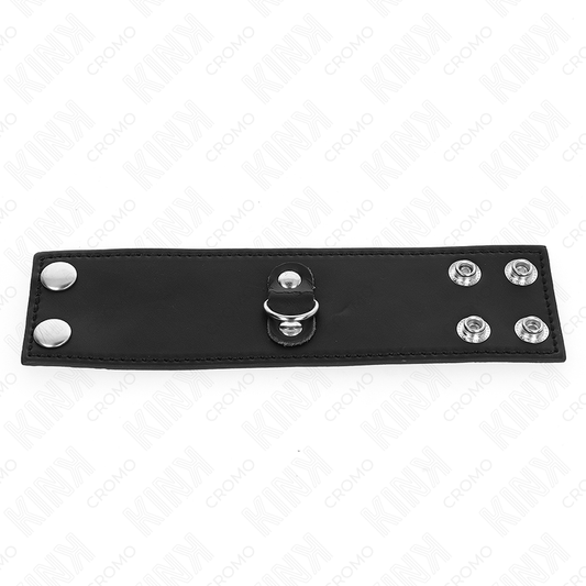 Kink Ring Power Kink - Leather Penis Ring With Pressure Closure 18 X 5 Cm