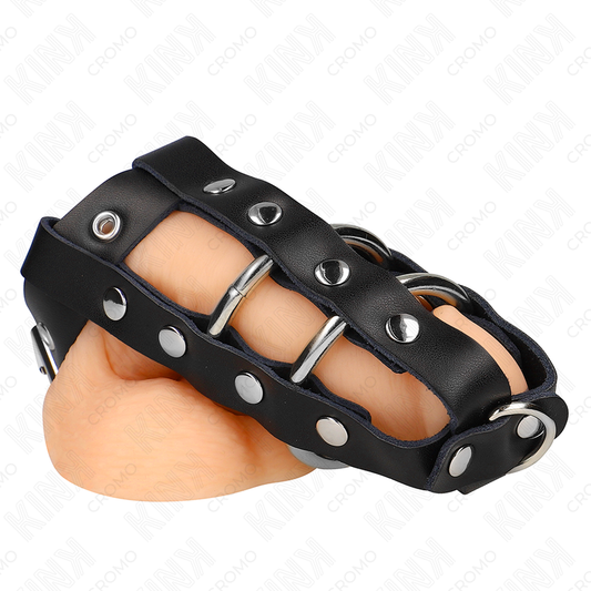 Kink Ring Power Kink - Adjustable Penis Cage With Lock