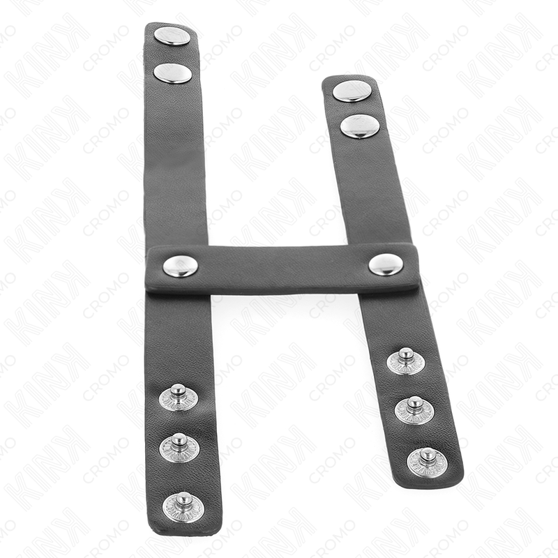 Kink Ring Power Kink - Adjustable Double Leather Penis Ring
