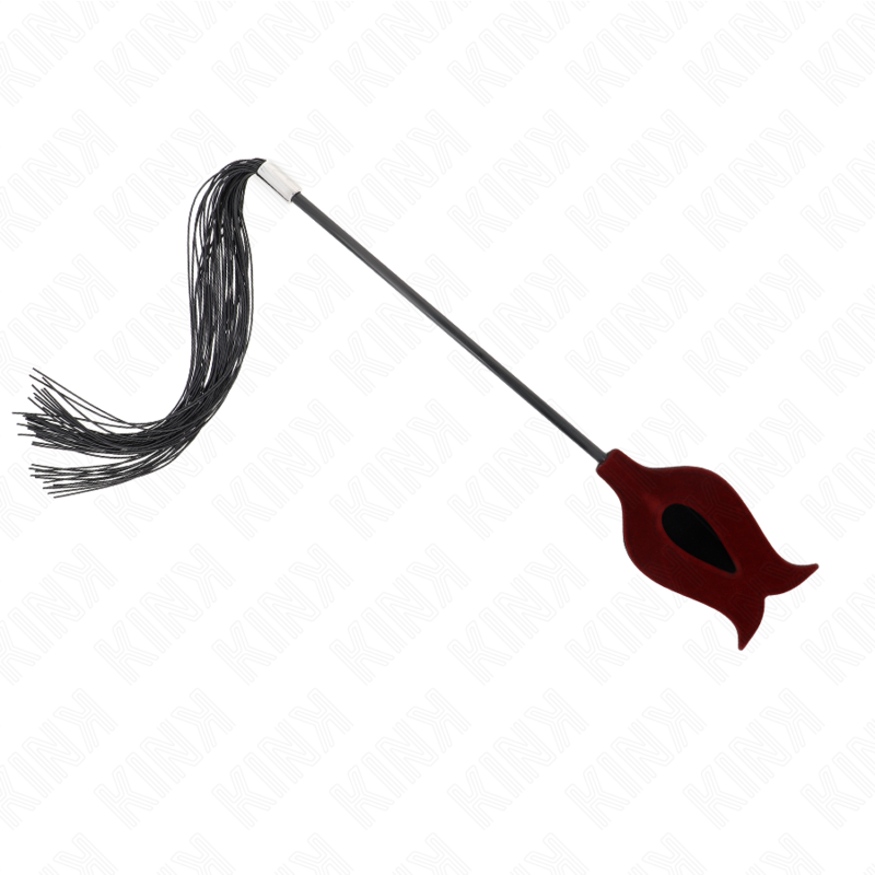 Kink Impact & Touch Kink - Rose Shape Silicone Tassel Whip 45 Cm