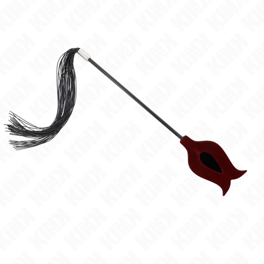 Kink Impact & Touch Kink - Rose Shape Silicone Tassel Whip 45 Cm