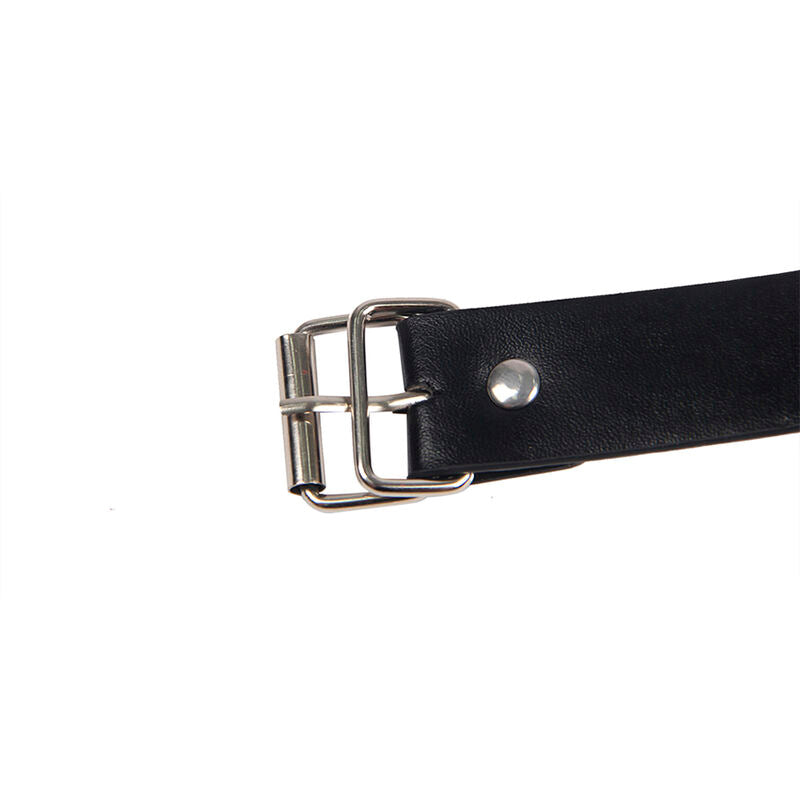 Subblime Fetish Subblime - 953720 Bondage Leather Strap Breast Clamps Black One Size