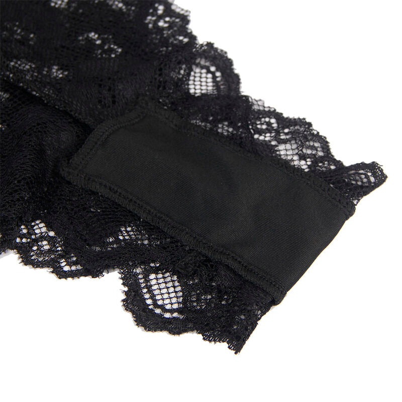 Subblime Bodystockings Subblime - 930882 Sexy Body With Ruffles Black L/Xl