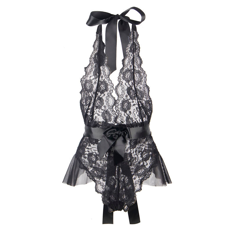 Subblime Bodystockings Subblime - 930882 Sexy Body With Ruffles Black L/Xl