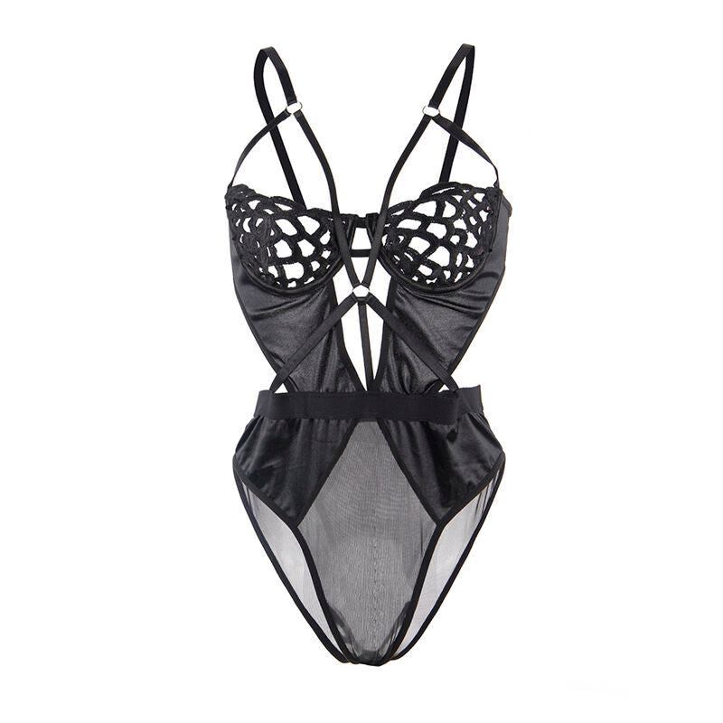 Subblime Bodystockings Subblime - 954055 Sexy Lace Bodysuit Black S/M