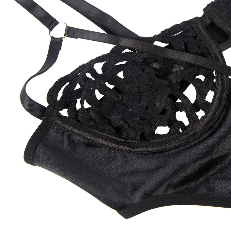Subblime Bodystockings Subblime - 954055 Sexy Lace Bodysuit Black S/M