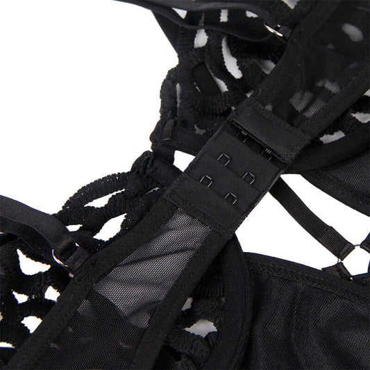 Subblime Bodystockings Subblime - 954055 Sexy Lace Bodysuit Black S/M