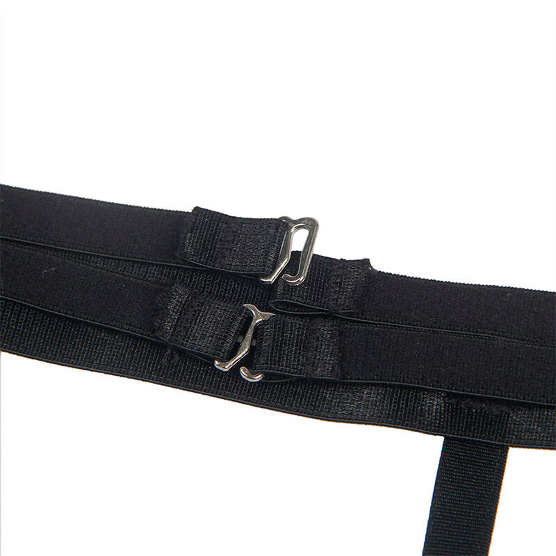 Subblime Bodystockings Subblime - 954147 Body With Garter Belt Black S/M