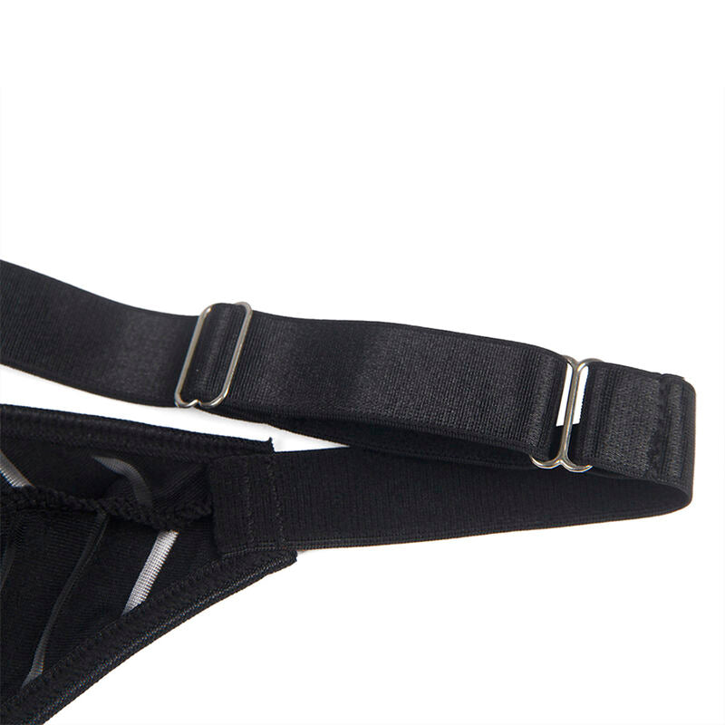 Subblime Bodystockings Subblime - 954154 Body With Garter Belt Black L/Xl