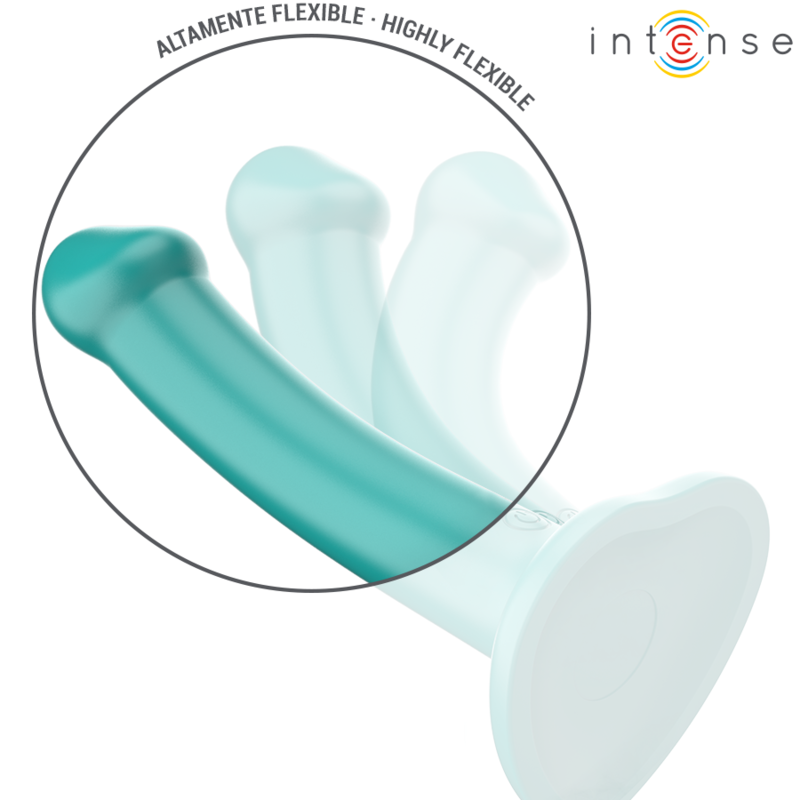 Intense Fun Intense - Katie Vibrator With Suction Cup 10 Vibrations Blue Remote Control
