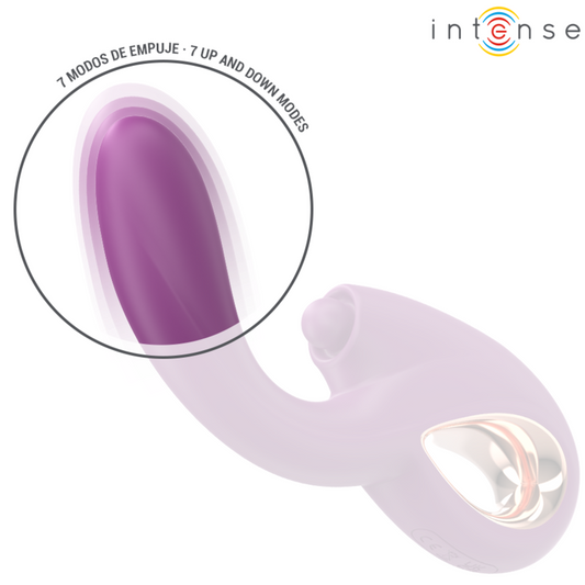 Intense Fun Intense - Lali Multifunction G-Spot Vibrator Tapping & Thrust & Vibration Purple