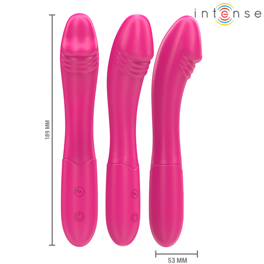 Intense Fun Intense - Belinda Vibrator 19 Cm Flexible 10 Vibrations Pink