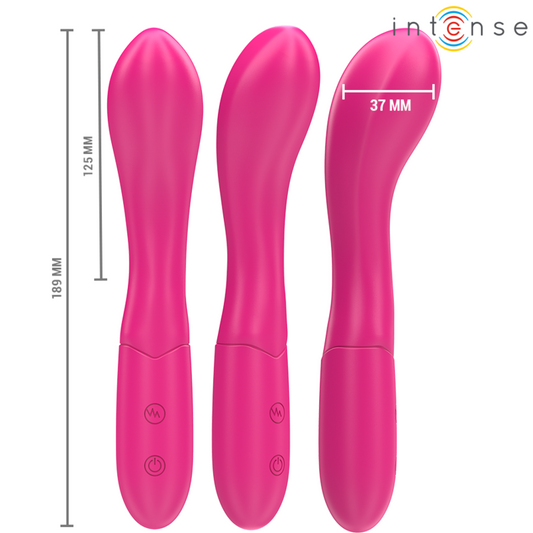 Intense Fun Intense - Lisette Vibrator 19 Cm Flexible 10 Vibrations Pink