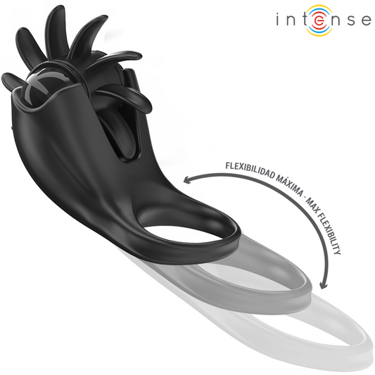 Action Rower Vibrating Ring With Rotating Tongue