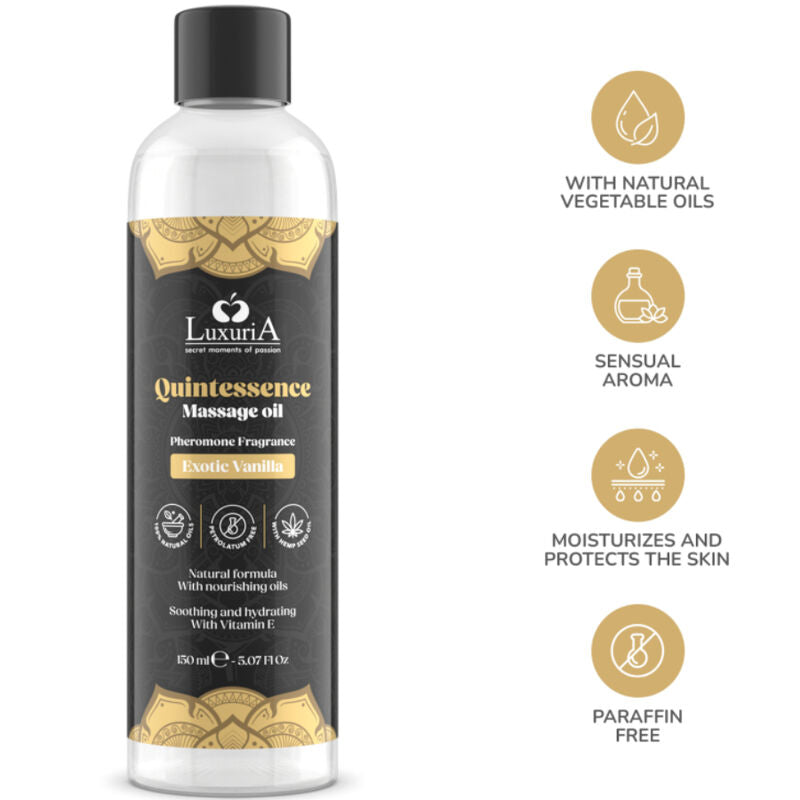Intimateline Luxuria - Aceite De Masajes Vainilla Exotic 150 Ml