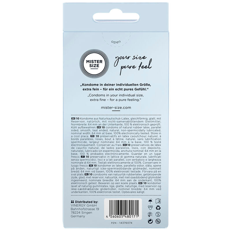 Mister Size Condoms Size Xxl 64 Mm (10 Units)